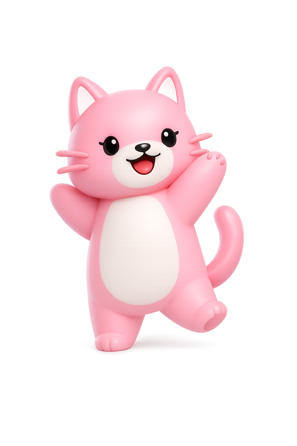 Locked 3D-style character reference for Kali